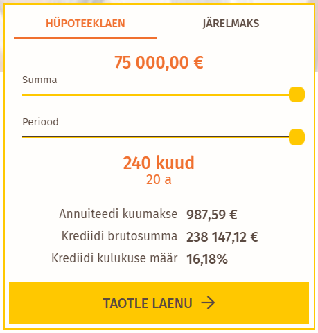 Finora Capital Hüpoteeklaen